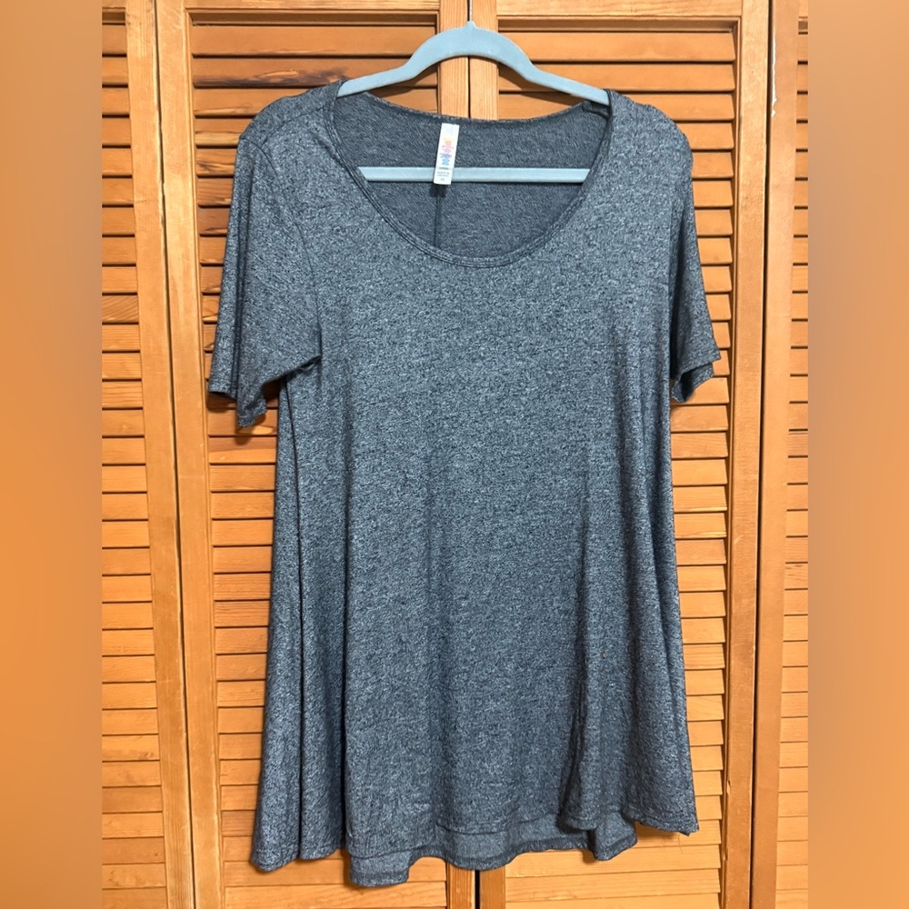 Gray lularoe women's Top fits like medium